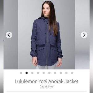 Lululemon Yogi Anorak Jacket
Cadet Blue